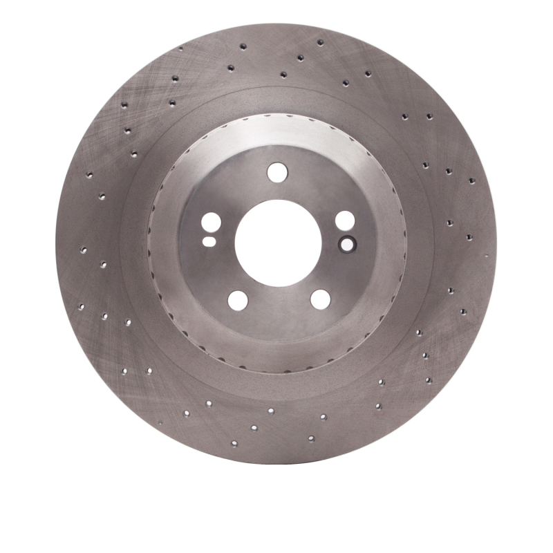 Mercedes-Benz S600 Brake Rotor (1) - Rear - R1 Concepts - Drilled - `15-`17